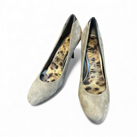 Sam Edelman Shoes - Sam Edelman Tan Leather Suede Women's Pumps 9.5